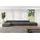 altdecor Ecksofa modulares Sofa Lizur-L3 - 475x160x70 cm Dunkelgrau Velours