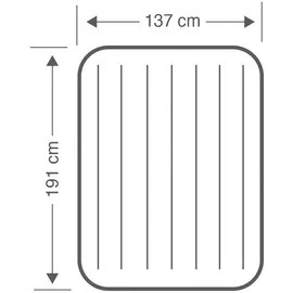 Intex Luftbett Deluxe Einzel-luftbett - 191 x 137 x 24 cm