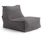mokebo Sitzsack aus Cord Der Gelassene Bean Bag Relaxliege oder Bodenkissen in Anthrazit