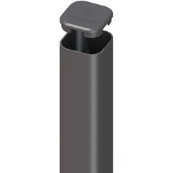 TraumGarten Metallpfosten 70x70 mm-Einb-2980-anthrazit