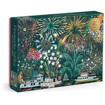 Abrams & Chronicle Books Fireworks Jubilee 1000 Piece Foil Puzzle