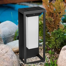 V-Tac Solarleuchte Aluminium 29,0 cm inkl. Bewegungsmelder schwarz