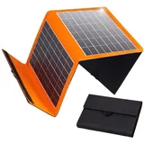 Goldstern-Tech Solarmodul Solarmate, (faltbares, kompaktes Solarpanel 30W 40W, hocheffizient mit 2 USB-Anschlüssen (bei der Leistungsvariante 40 W), ultraleicht & robust für Outdoor, Camping & Notfall-Stromversorgung
