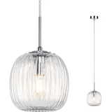 Paulmann Ruya 1-flg. E14 20W 30 cm kugelförmig Glas, Chrom
