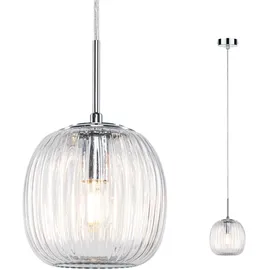 Paulmann Ruya 1-flg. E14 20W 30 cm kugelförmig Glas, Chrom