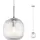 Paulmann Ruya 1-flg. E14 20W 30 cm kugelförmig Glas, Chrom