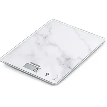 Soehnle Küchenwaage Page Compact 300 Marble weiß für max. 5,0 kg