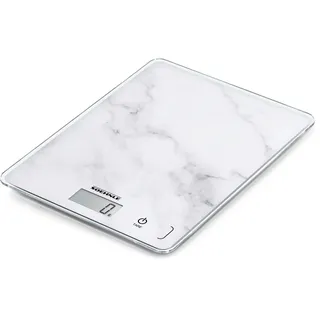 Soehnle Küchenwaage Page Compact 300 Marble weiß für max. 5,0 kg