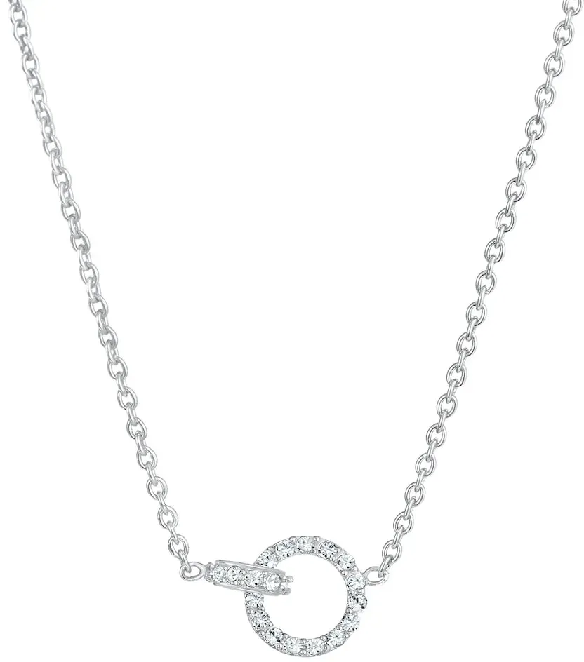 Elli Verbunden Kristalle 925 Sterling Silber Ketten   Damen