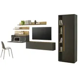 furn.design Wohnwand Center grau