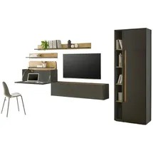 furn.design Wohnwand Center grau
