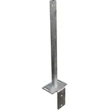GROJA L-Stein-Konsole 12 x 60 cm Silber