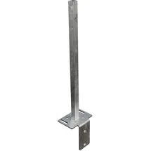GROJA L-Stein-Konsole 12 x 60 cm Silber