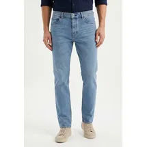 Hugo Brody Tapered Fit Pastel Blau 36/34