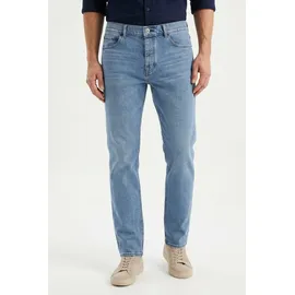 Hugo Brody Tapered Fit Pastel Blau 36/34