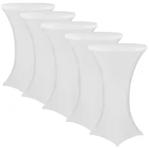 nyvi Stehtischhusse Gala Weiß Ø 60-65 cm 5er Set