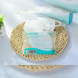 EUROPAPA 20x FFP2 Weiss Atemschutzmaske 5-Lagen Staubschutzmasken einzeln Verpackt