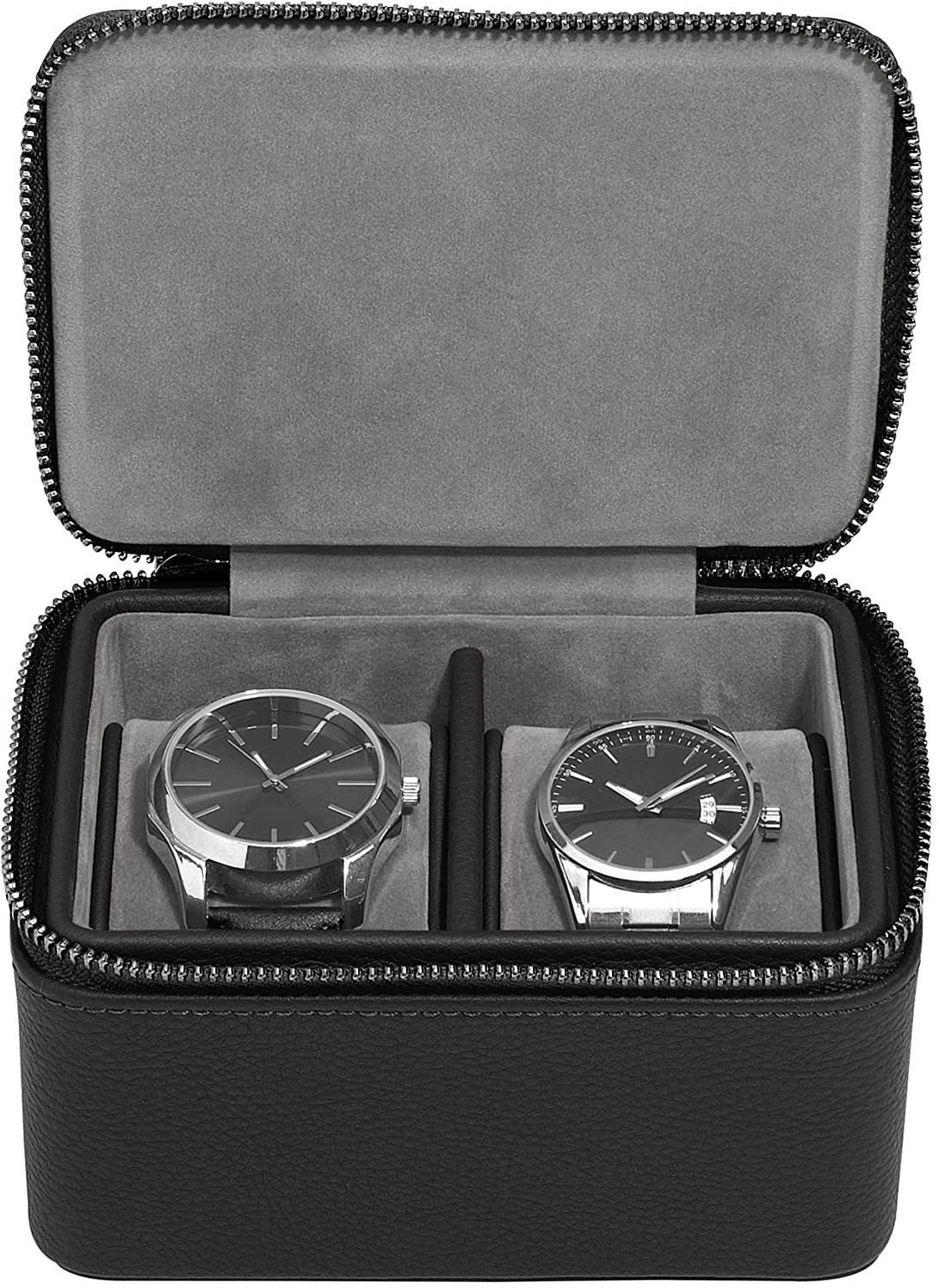 Stackers Pebble Black Double Watch Box