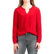 Posh Gear Seidenbluse Nobicetta Dunkelrot L