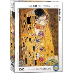 empireposter Puzzle »Der Kuss von Gustav Klimt - 1000 Teile Puzzle Format 68x48 cm«, 1000 Puzzleteile