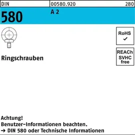 F. REYHER Nchfg. GmbH & Co. KG Ringschraube DIN 580 M30 1 Stück