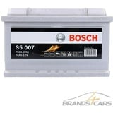 BOSCH AUTOBATTERIE 12V 74Ah STARTERBATTERIE 750A ERSETZT 68AH 69AH 70AH 71AH 72A