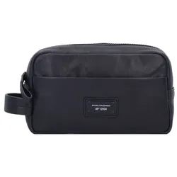 Piquadro Harper Kulturbeutel Leder 23 cm black