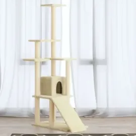vidaXL Kratzbaum 155 cm creme