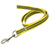 Herm Sprenger Gummierte Leine ohne Handschlaufe - neon gelb, 100 cm (1 m)