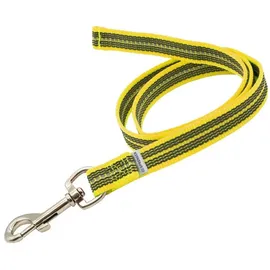 Herm Sprenger Gummierte Leine ohne Handschlaufe - neon gelb, 100 cm (1 m)