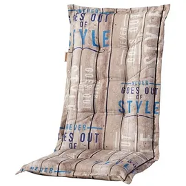 MADISON N.Y Hochlehner Auflage 120 x 50 x 8 cm taupe gestreift 1 St.