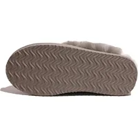 Lammfell Pantoffel NADINE mit Fellkranz platin grau 39 - Grau - 39