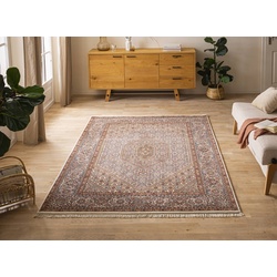 Orientteppich Moghul 170 x 240 cm Mischgewebe Beige