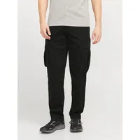 JACK & JONES Kane Jonnie Cargohose Black 30 32