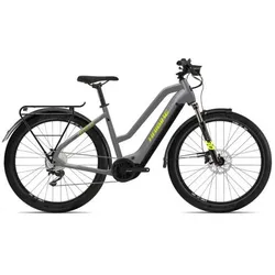 Haibike Trekking 6 Trapez | grey/neon yellow | 44 cm | E-Trekkingräder