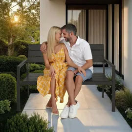 Tectake Line 128 x 59 x 88 cm dunkelgrau