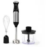 3-in-1 Stabmixer Set Edelstah Multifunktional Handmixer Pürierstab Schneebesenl