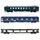 Jouef Autoreisezug WR (ex CIWL) SNCB + SNCF, WL T2 + DDm Autotransportwagen HJ4207 H0