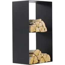 Magnus Kaminholzregal Stahl 45 x 30 x 80 cm Schwarz