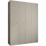 abiks möbel Drehtürenschrank COMO 180 x 245,5 x 40 cm Gold