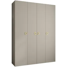 abiks möbel Drehtürenschrank COMO 180 x 245,5 x 40 cm Gold
