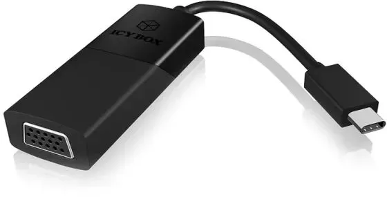ICY BOX 60021 USB-Grafikadapter 2048 x 1152 Pixel Schwarz