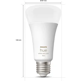 Philips Hue White & Color Ambiance E27 14W 1600 lm warmweiß 1 St.