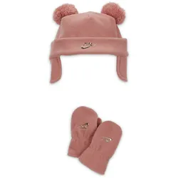 Nike Two-Pom Peak Baby Trapper Set Kleinkinder-Set - Pink, EINHEITSGRÖSSE