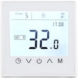 MincoHome Programmierbarer WiFi Thermostat Touch Screen Tuya Smart Temperaturregler für Elektro/Wasser/Gas Boiler Warme Fußbodenheizung Controller (Weiße elektrische Heizung)