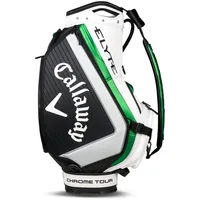 Callaway Golf ELYTE Staff Tour Tasche, Weiß/Schwarz/Grün, Tour Bag
