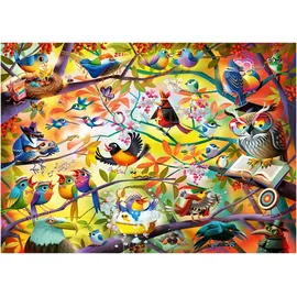 Ravensburger Erwachsenenpuzzle 1000 Teile - Dean MacAdam: Fleißige Vögelchen