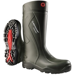 Dunlop S5 Arbeitsstiefel Purofort Plus, Gummistiefel mit Stahlkappe, Sicherheitsstiefel, Gr. 45