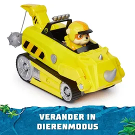 Paw Patrol Jungle Pups Nashorn-Fahrzeug mit Rubble-Figur 23cm