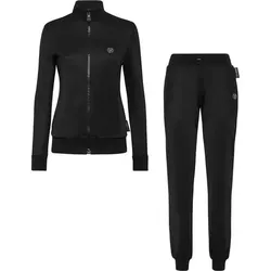 PLEIN SPORT Damen Sportanzug, Schwarz, M